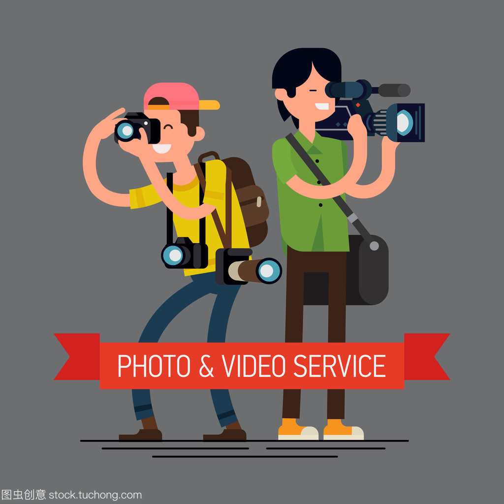 酷的摄影师与摄像师 捕捉瞬间，创造永恒